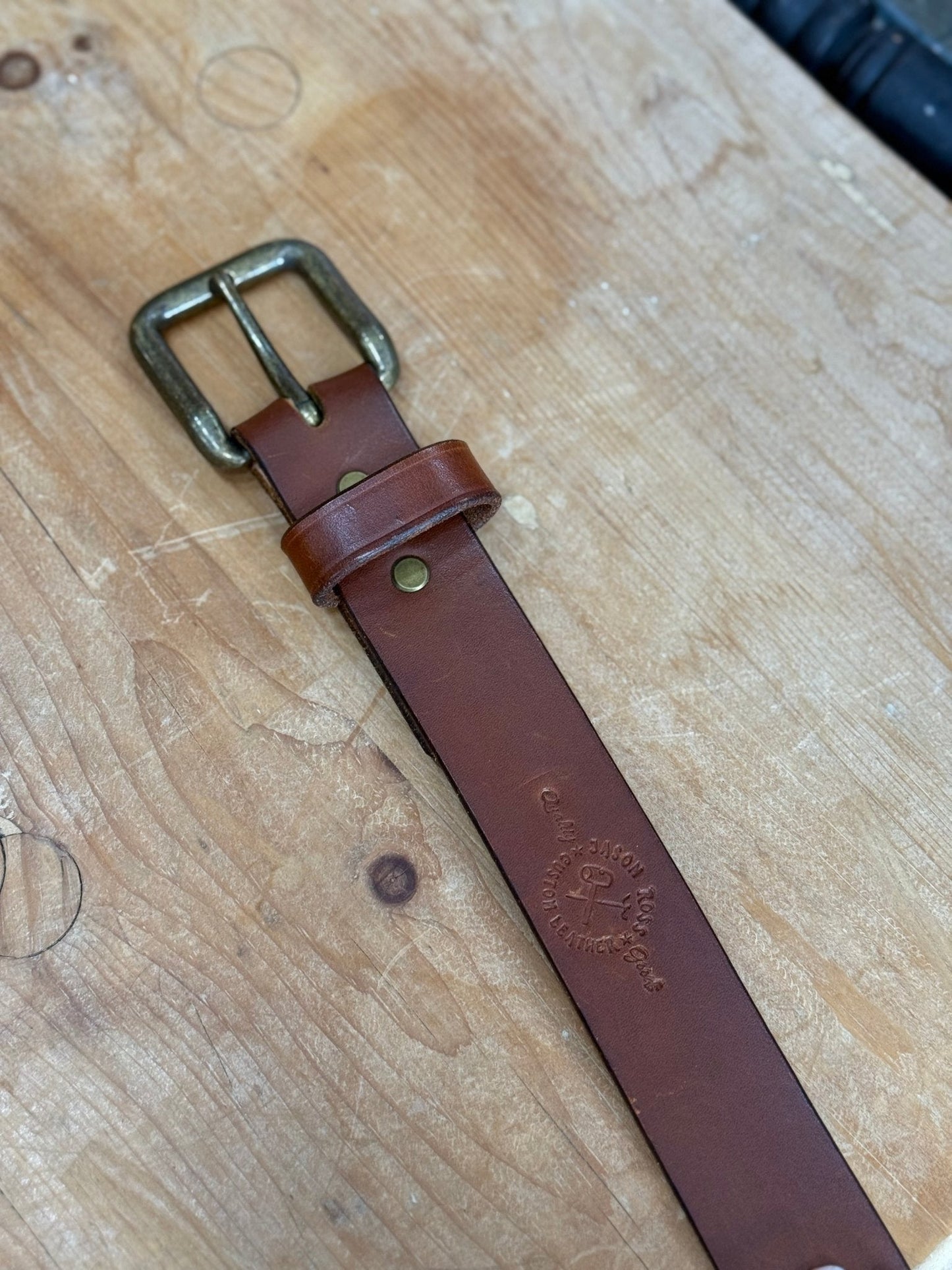 Men's Leather Belt - The Mustard Seed Collection, The Seed