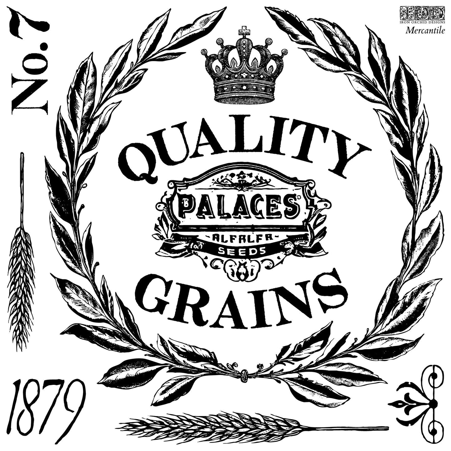 Mercantile 12x12 IOD Stamp - The Mustard Seed Collection, The Seed