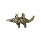 Metal Animal Knob Crocodile