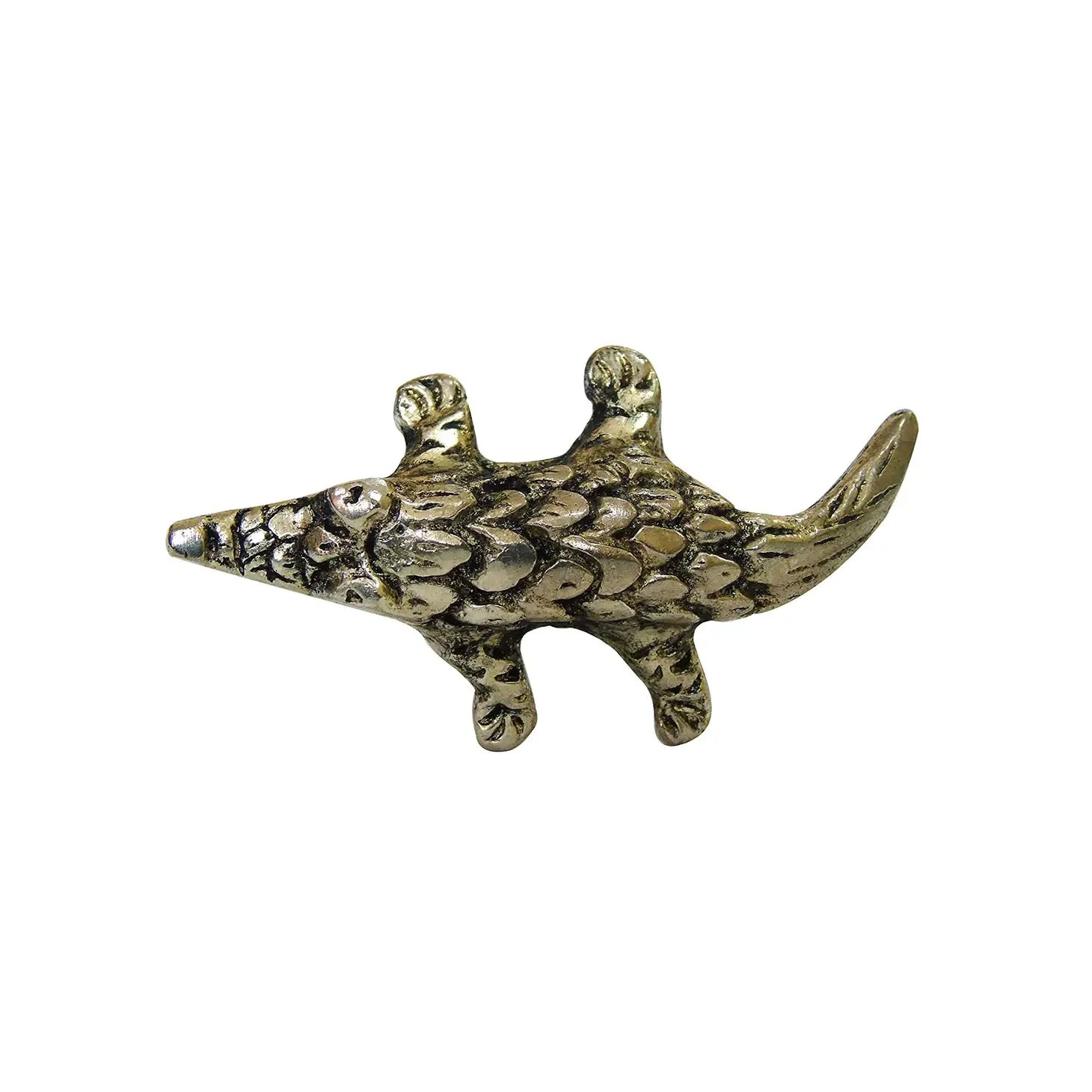 Metal Animal Knob Crocodile