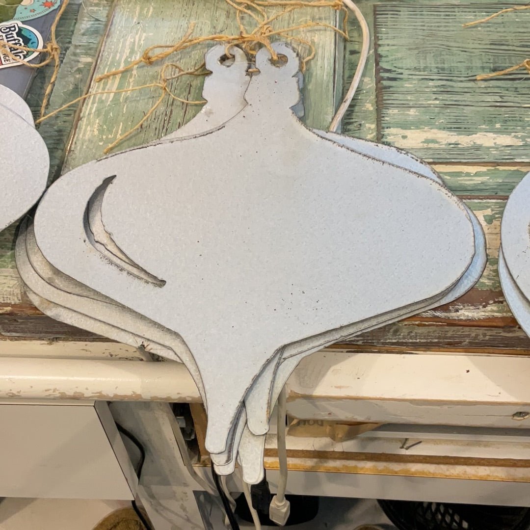 Metal Cut Out Large Ornament - The Mustard Seed Collection, The Seed