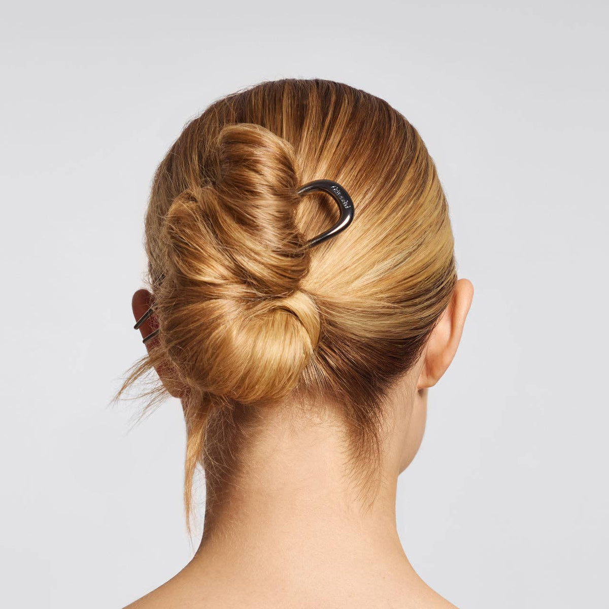 Metal French Hair Pin - Hematite - The Mustard Seed Collection, The Seed