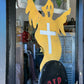 Metal Ghost Yard Sign
