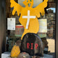 Metal Ghost Yard Sign