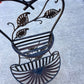 Metal Hanging Wall Planter 