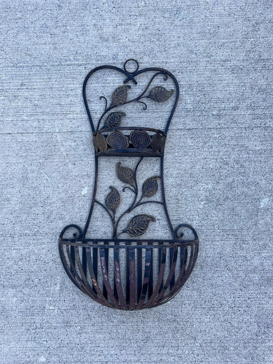 Metal Hanging Wall Planter - The Mustard Seed Collection, The Seed