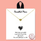 Metal Tone Heart Dainty Chain Link Necklace