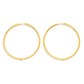 Metal Tone Huggie Hoop Earrings - The Mustard Seed Collection, The Seed