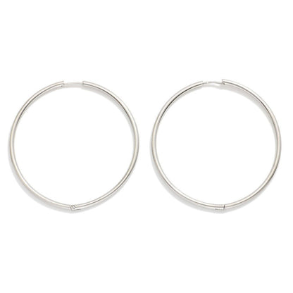 Metal Tone Huggie Hoop Earrings - The Mustard Seed Collection, The Seed