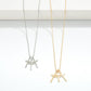 Metal Tone Necklace Featuring Cross Pendants - The Mustard Seed Collection, The Seed