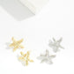 Metal Tone Starfish Post Drop Earrings - The Mustard Seed Collection, The Seed