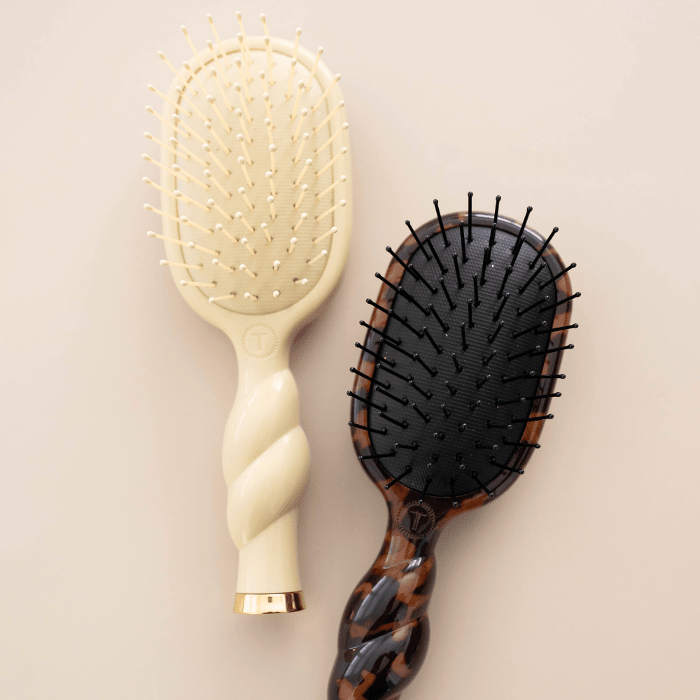 Mini Detangler Brush for Medium Hair - Tan 