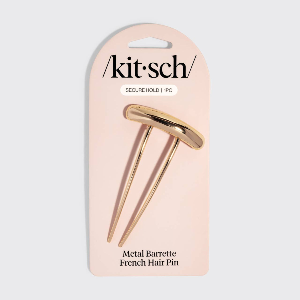 Mini Metal Barrette French Hair Pin - Gold - The Mustard Seed Collection, The Seed