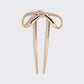 Mini Metal Bow French Hair Pin - Gold - The Mustard Seed Collection, The Seed