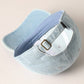 Mini Text Match with Dad and Mom Embroidery Cap: LIGHT DENIM / ONE SIZE Fashion City