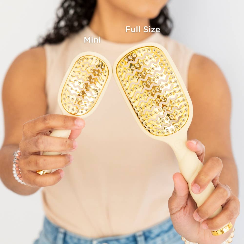 Mini Vented Brush | Tan 