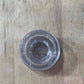 Minimalist Frosted & Tinted Glass Pedestal Tealight Candle Holder 1.75" x 2" x 2" 