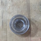 Minimalist Frosted & Tinted Glass Pedestal Tealight Candle Holder 1.75" x 2" x 2"