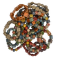 Mixed Color and Shape Clay Bead Stretch Bracelet - The Mustard Seed Collection, The Seed