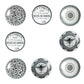 Mixed Design Printed Ceramic Knobs