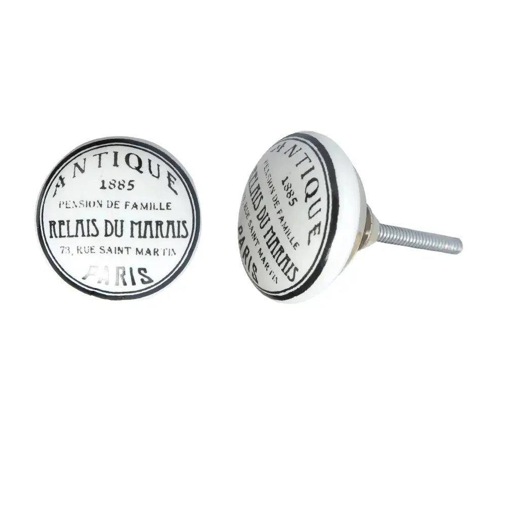 Mixed Design Printed Ceramic Knobs - The Mustard Seed Collection, The Seed
