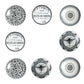 Mixed Design Printed Ceramic Knobs - The Mustard Seed Collection, The Seed