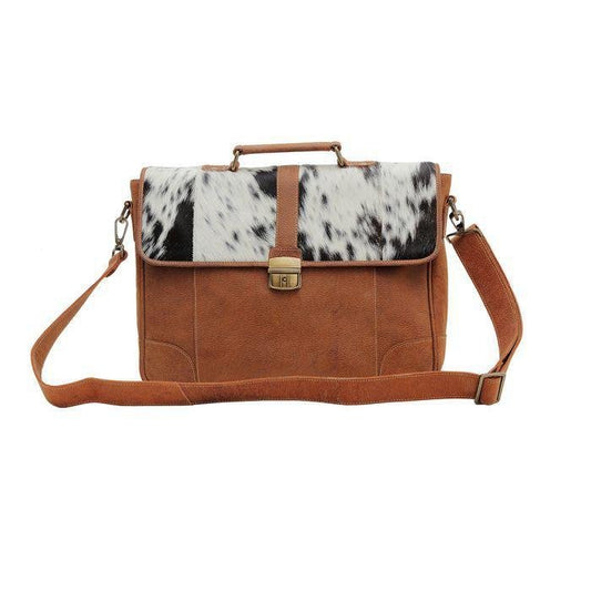 Myra Barn Leather & Hair On Bag - The Mustard Seed Collection, The Seed