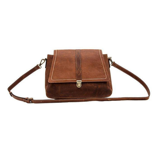 Myra Carol Leather & Hair On Bag - The Mustard Seed Collection, The Seed
