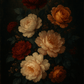 Mystical Flowers - A1 size large Decoupage Paper - The Mustard Seed Collection, The Seed