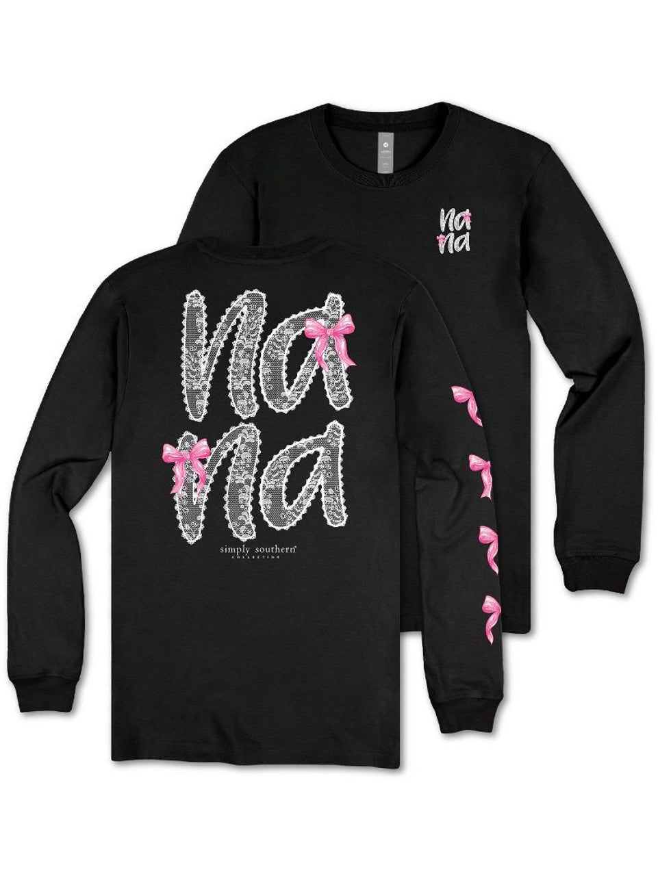 Nana Simply Southern Black Long Sleeve - The Mustard Seed Collection, The Seed