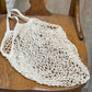 Natural Cotton String Market Bag – Reusable French Mesh Tote