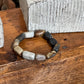 Natural Picasso Jasper Rectangular Chunky Bead Stretch BraceletBracelets
