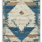 NEW! 5 x 7 Boho Blue/Brown/Camel Rug - The Mustard Seed Collection, The Seed