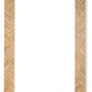 NEW! Chevron Mango Wood Floor Mirror - The Mustard Seed Collection, The Seed