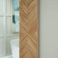 NEW! Chevron Mango Wood Floor Mirror - The Mustard Seed Collection, The Seed