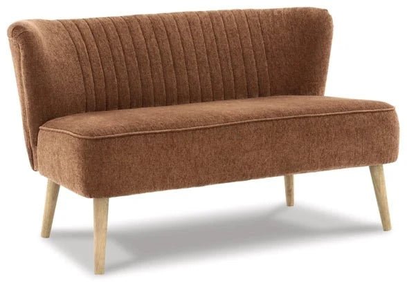 NEW! Cognac Accent Bench - The Mustard Seed Collection, The Seed