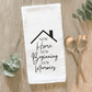 New Home, New Beginning, New Memories - Cotton Tea Towel - The Mustard Seed Collection, The Seed