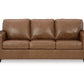 NEW! Leather Caramel Sofa - The Mustard Seed Collection, The Seed