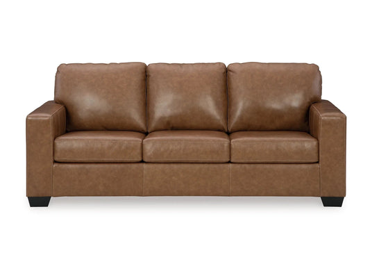 NEW! Leather Caramel Sofa - The Mustard Seed Collection, The Seed