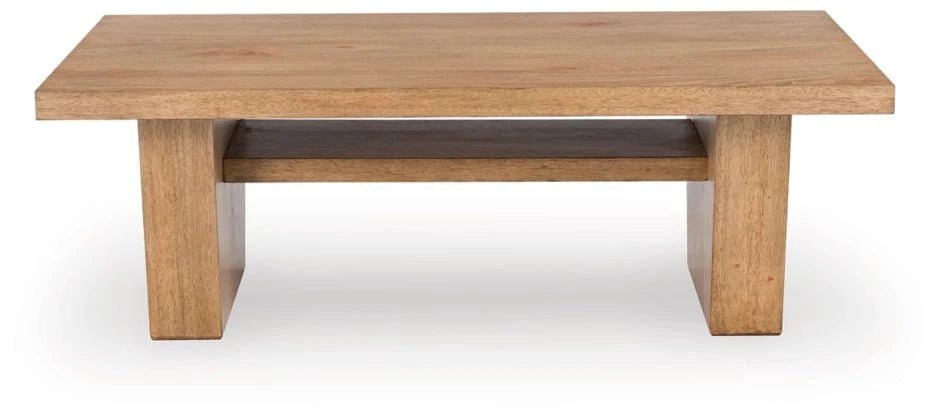 NEW! Mango Wood Rectangular Cocktail/Coffee Table - The Mustard Seed Collection, The Seed
