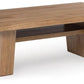 NEW! Mango Wood Rectangular Cocktail/Coffee Table - The Mustard Seed Collection, The Seed