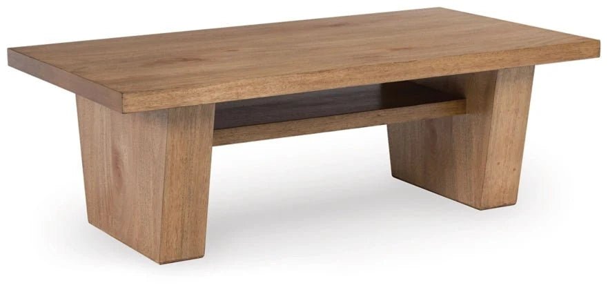 NEW! Mango Wood Rectangular Cocktail/Coffee Table - The Mustard Seed Collection, The Seed
