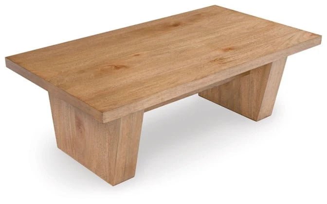 NEW! Mango Wood Rectangular Cocktail/Coffee Table - The Mustard Seed Collection, The Seed