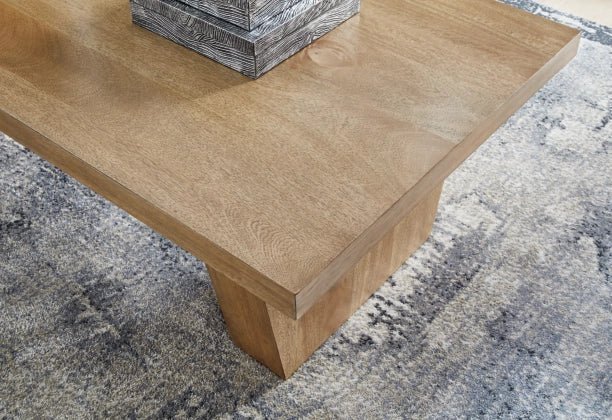 NEW! Mango Wood Rectangular Cocktail/Coffee Table - The Mustard Seed Collection, The Seed