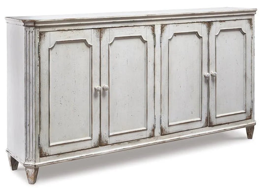 NEW! Mirimyn Door Accent Cabinet in Antique White