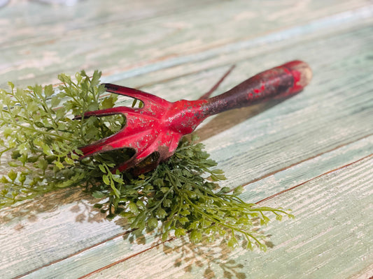 Old Handheld Garden Rake