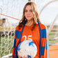 Orange/Blue, Swaddle Blanket, Gameday, Dorm Room: Adult