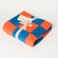 Orange/Blue, Swaddle Blanket, Gameday, Dorm Room: Adult