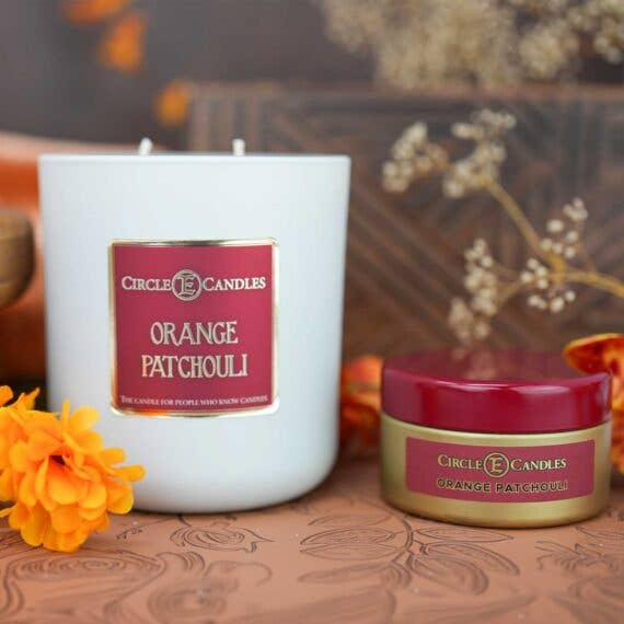 Orange Patchouli: Jar Candle 14ozCandles