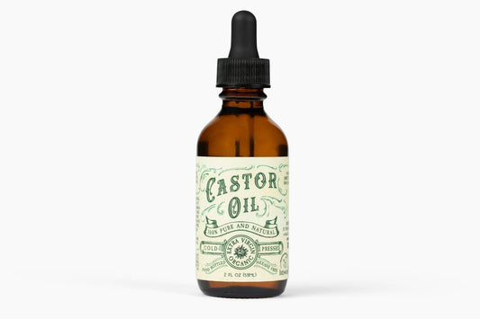 Organic Cold Pressed Castor Oil Hexane Free USA bottled: 2 oz